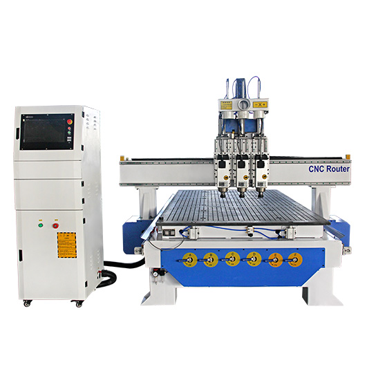 Three-process CNC engraving machine
